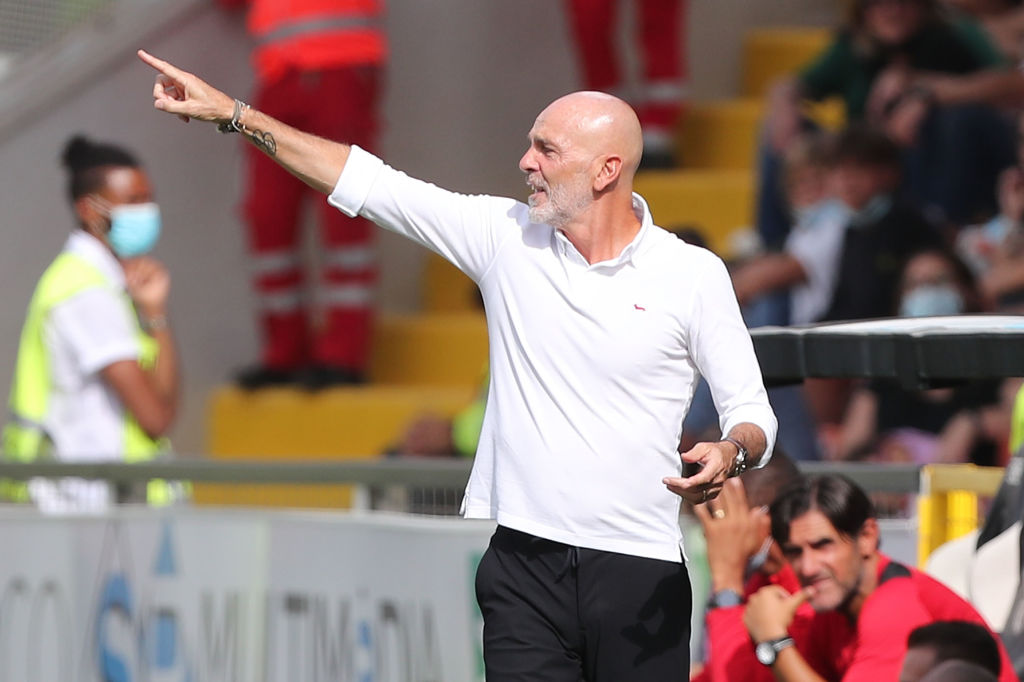 Stefano Pioli all'immediata vigilia di Milan-Atletico Madrid (getty)