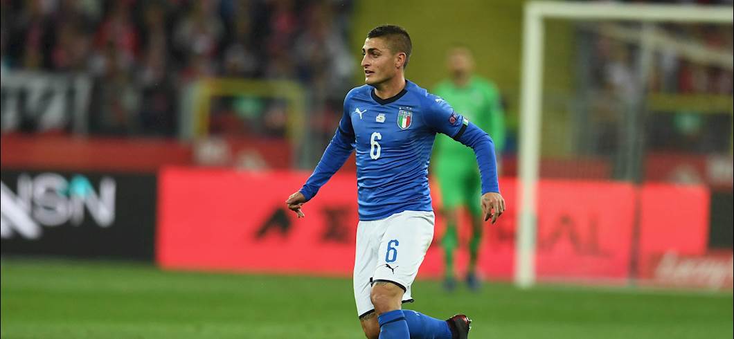 Copertina: Italia, Verratti: "Mi trovo bene con Jorginho, si aspettano tanto da me. Tonali mi somiglia"