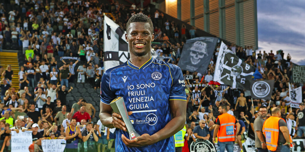 Copertina: Udinese, infortunio per Bayo: il report medico ufficiale