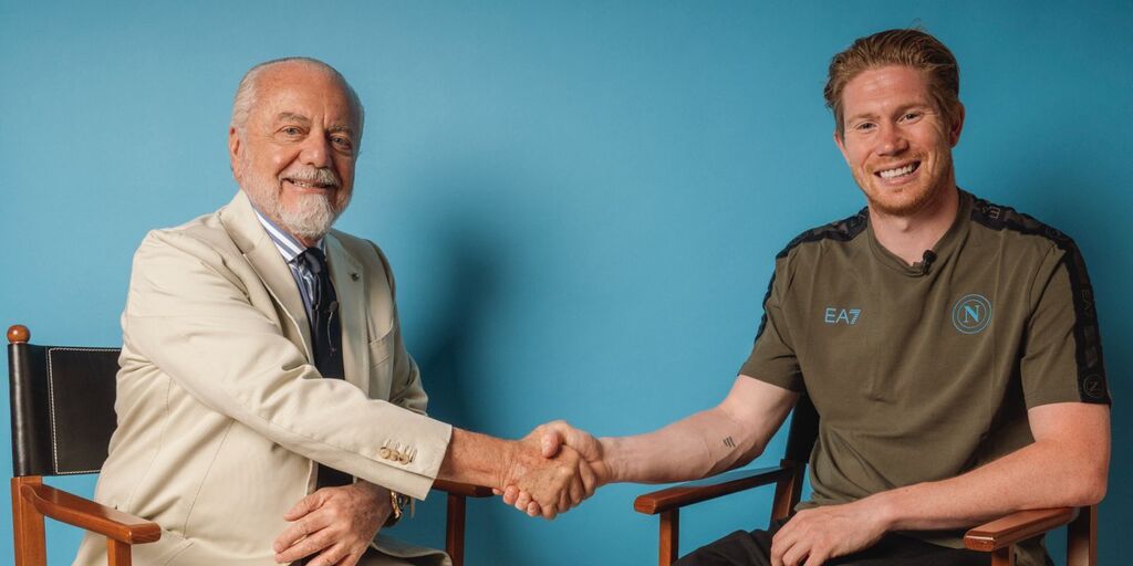 Copertina: UFFICIALE - Napoli, De Bruyne è un giocatore azzurro: l'annuncio di ADL