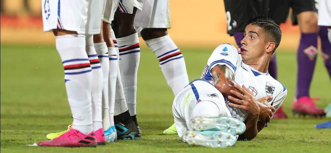 Copertina: Sampdoria, infortunio per Depaoli. Si fa male anche Bertolacci