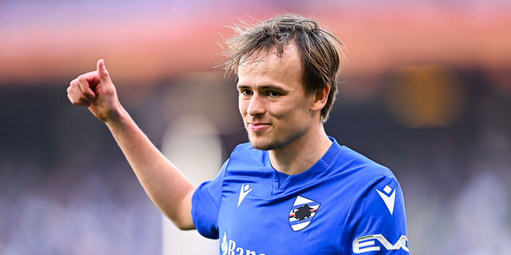 Copertina: Sampdoria, ct Danimarca: "Preoccupato per  Damsgaard"