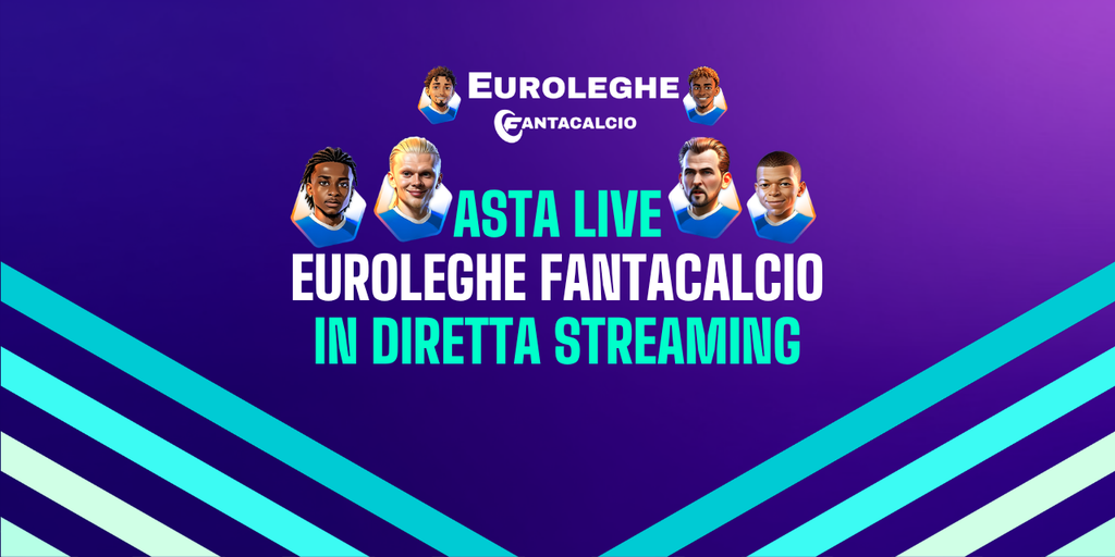 Copertina: Oggi alle 21.00: Asta Draft Euroleghe Fantacalcio, Live Streaming