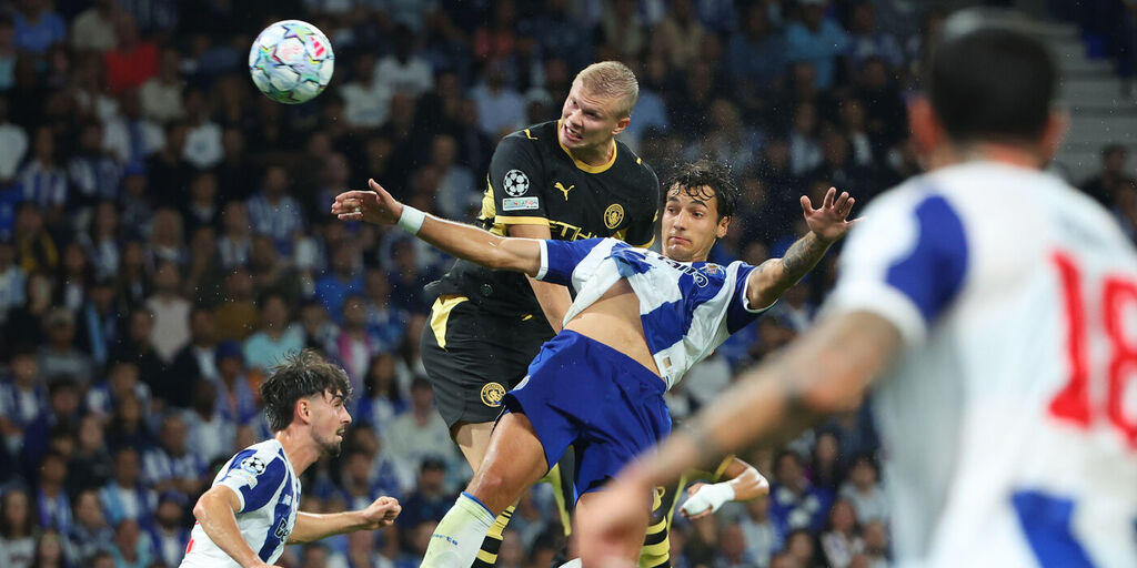 Haaland da record col Porto: il City vola 0-2