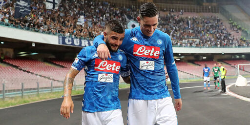 Copertina: Napoli, Insigne saluta Callejon: "Mi mancherà il tuo taglio in area di rigore"