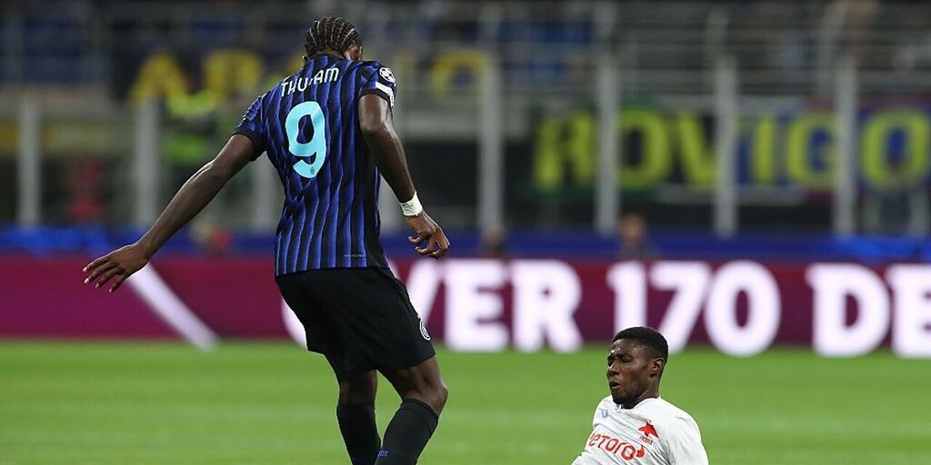 Copertina: Inter, Thuram sostituito: "Ho sentito un crampo"