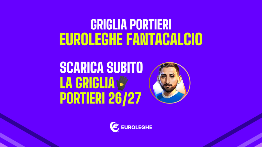 Clicca qui e scarica la griglia portieri Euroleghe Fantacalcio 2025/26 (Fantacalcio.it)