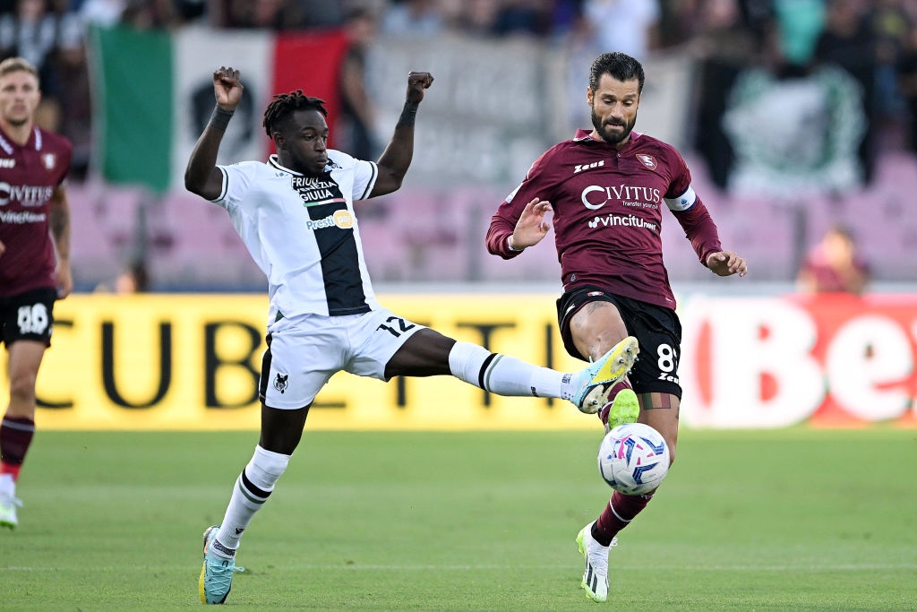 Candreva e Kamara a contrasto (Getty Images)