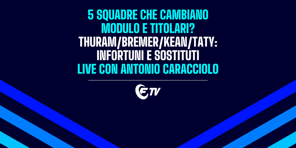 Copertina: LIVE con Antonio Caracciolo | 5 squadre che cambiano tutto | Le ultime sugli infortunati | Campionchilling | Fantacalcio TV