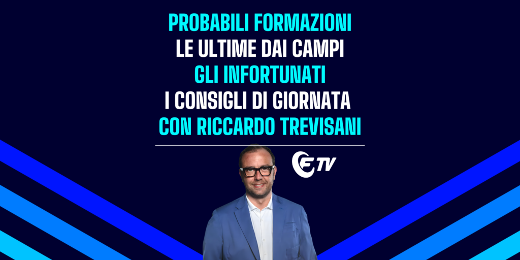 Copertina: Live! Consigli Fantacalcio 13ᵃ giornata | Pulisic, Vlahovic, Castellanos e Scamacca | Line Up Day con Trevisani | Fantacalcio TV