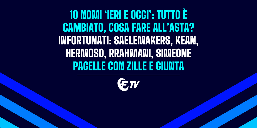 Copertina: LIVE! 10 nomi da gestire all'asta | News: Kean, Rrahmani, Hermoso e Simeone | Voti, pagelle e assist | Campionchilling | Fantacalcio TV