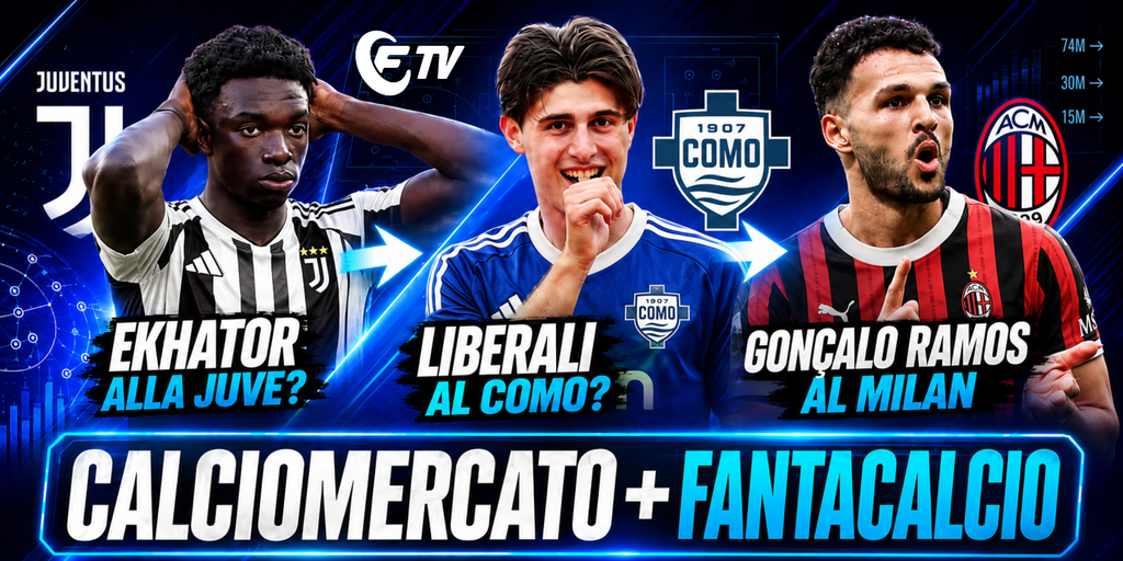 Copertina: LIVE! Ekhator, Liberali e Goncalo Ramos | Campetti Napoli, Inter, Milan e Juve | Summer Vibes | Fantacalcio TV