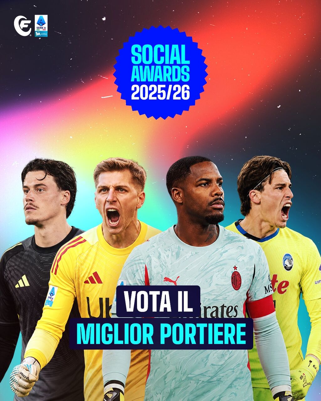 Social Awards 2025/26: vota il miglior portiere!
