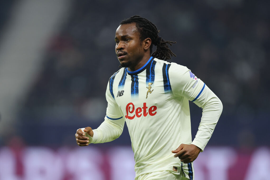 Lookman in azione durante Union SG-Atalanta (Getty)