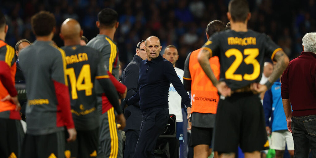 Copertina: Roma contro Allegri, si attende il Giudice Sportivo dopo le frasi del tecnico del Napoli