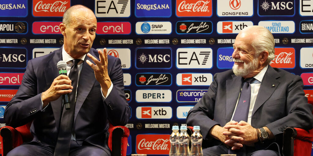 Copertina: Napoli, De Laurentiis: "Ho chiamato Allegri più volte"