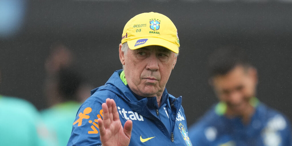 Brasile, Ancelotti su Neymar: "Lo aspettiamo per la prima partita, non sostituiamo nessuno"