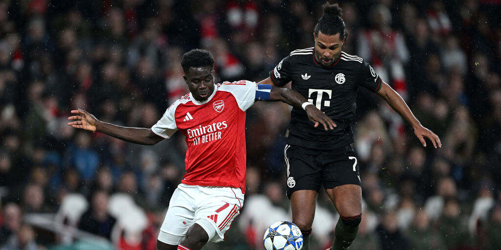 Copertina: L'Arsenal surclassa il Bayern Monaco 3-1: Neuer da horror, ne approfittano Timber, Madueke e Martinelli