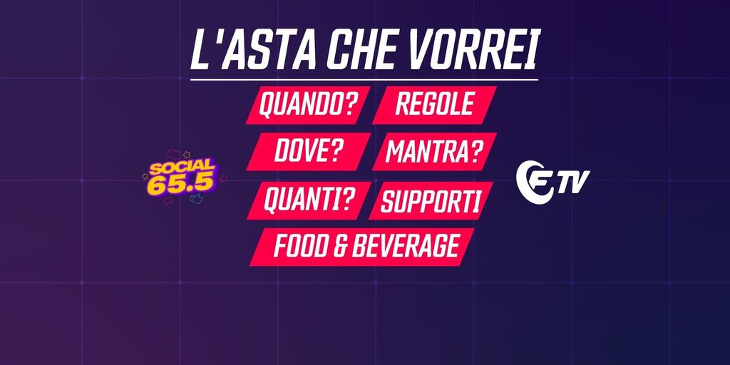 Copertina: LIVE! Social 65.5, con Ludovico Rossini | L'asta che vorrei: dove, come, quando e con chi? | Fantacalcio TV