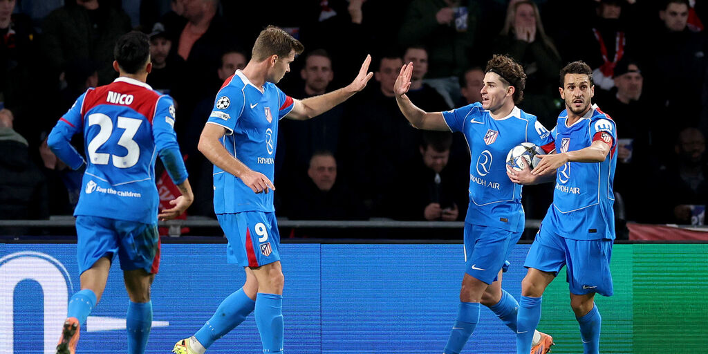 Copertina: L'Atletico Madrid ribalta il Psv: vince 3-2 la squadra di Simeone