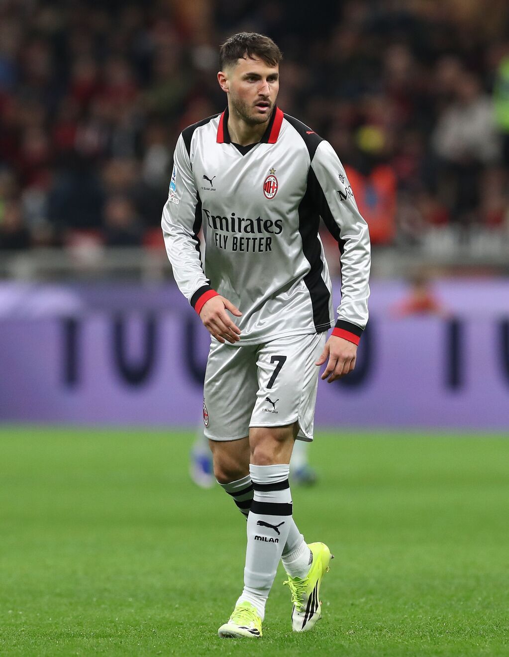 Il rientro in campo di Gimenez in Milan-Torino (Getty)