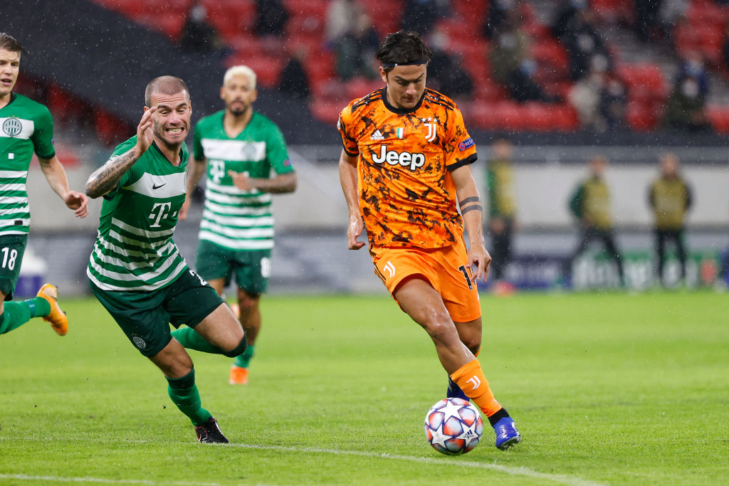 Dybala in gol stasera (getty)