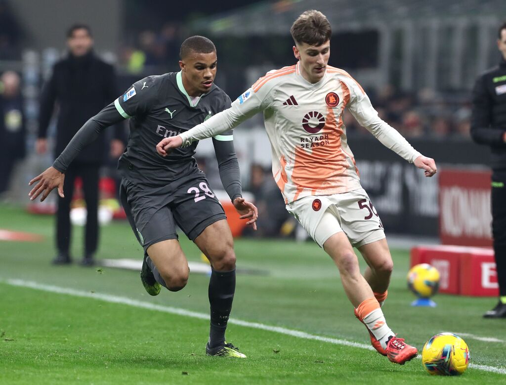 Saelemaekers in azione con la maglia della Roma (Getty)