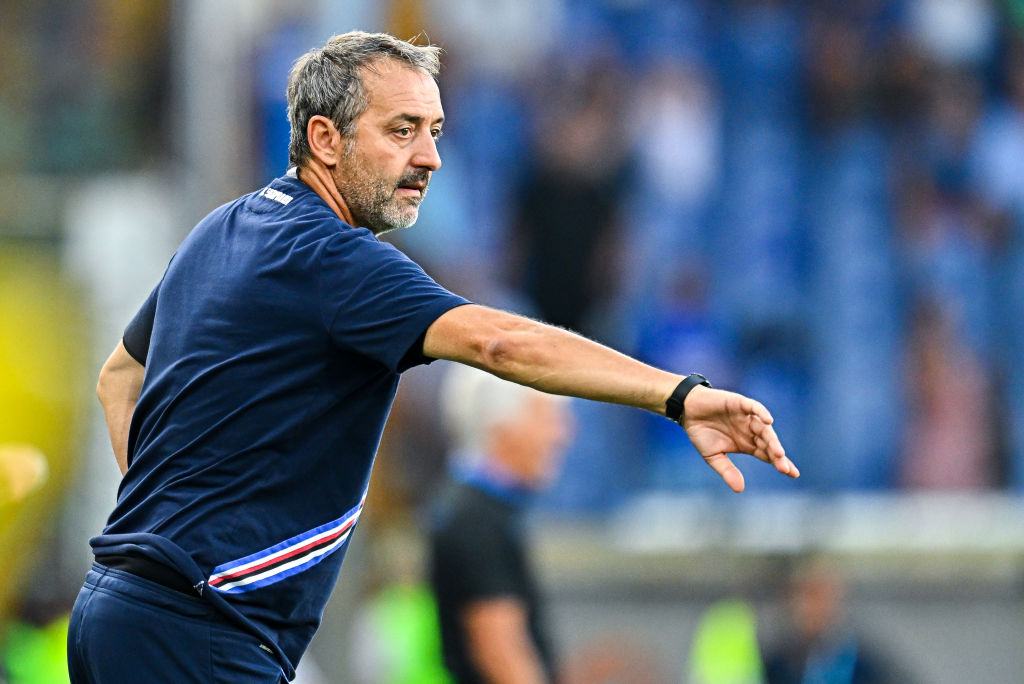 La conferenza stampa di Giampaolo prima di Sampdoria-Monza (Getty Images)