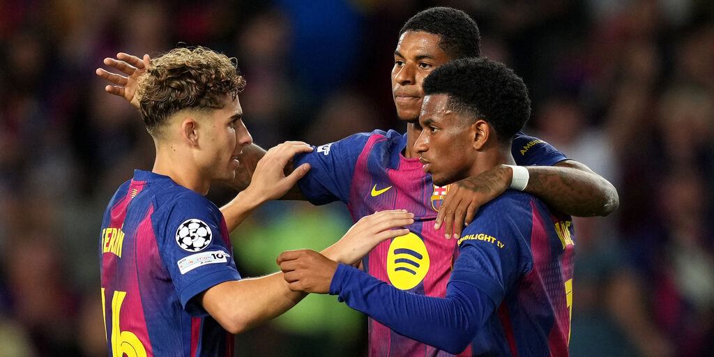 Copertina: Il Barcellona si diverte: super Fermin Lopez, 6-1 all'Olympiacos