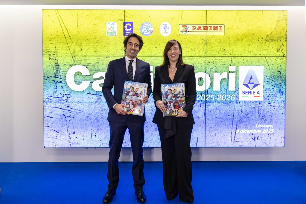 Presentata la nuova collezione "Calciatori 2025-2026" (Lega Serie A)