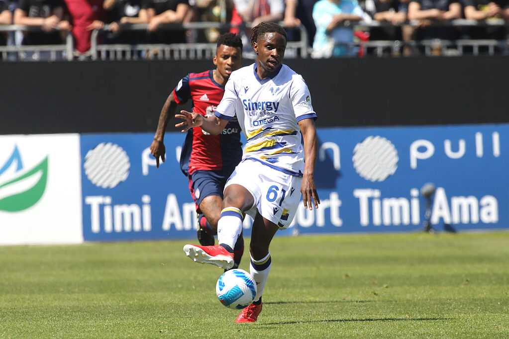 Tameze, tra i migliori in campo, in azione (Getty Images)