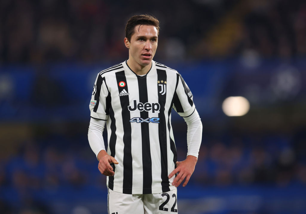 Federico Chiesa out oggi contro l'Atalanta (Getty Images)