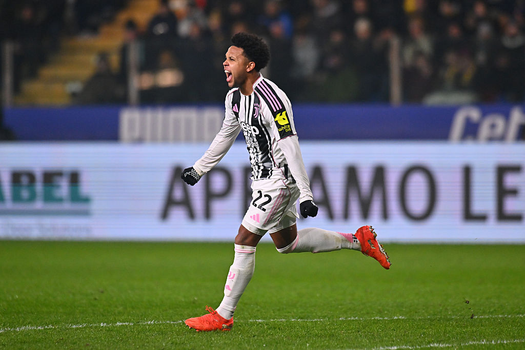 McKennie esulta dopo la rete del 0-2 (Getty Images)