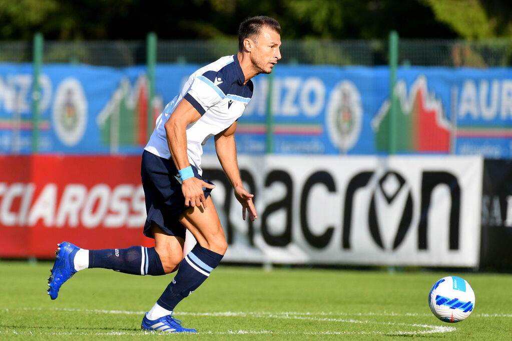 Lazio, Radu durante un'amichevole contro la Triestina (Getty)