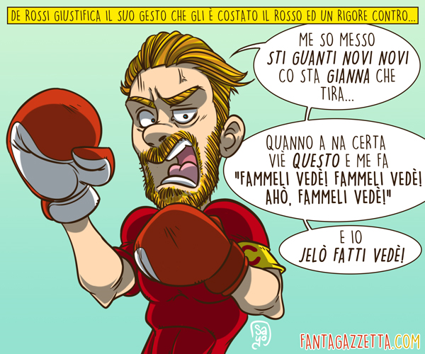 Copertina: LA VIGNETTA DI FG - La versione di De Rossi 