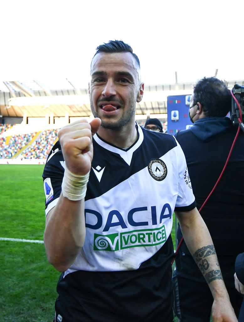Nestorovski tornato in campo oggi in Udinese-Koper (Getty Images)