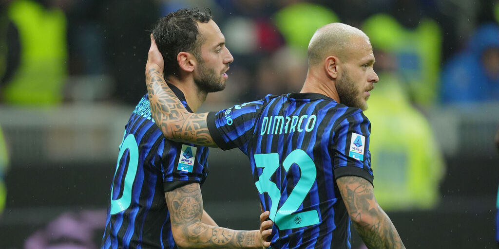 Copertina: Inter, Calhanoglu e Dimarco verso il recupero: le ultime da Appiano Gentile