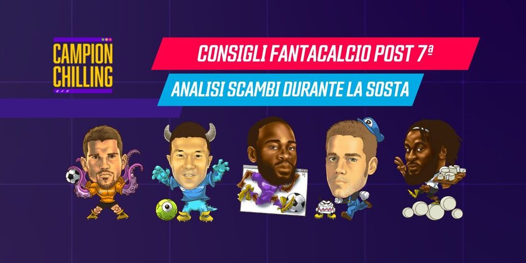 Copertina: H15:00 LIVE! 'CampionChilling', consigli Fantacalcio post 7ª giornata | Analisi scambi durante la sosta | Ikone, Pasalic, Gonzalez e... | Fantacalcio TV