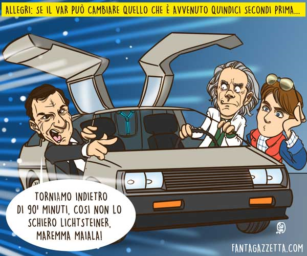 Copertina: LA VIGNETTA DI FG - Ritorno al futuro / VAR Edition