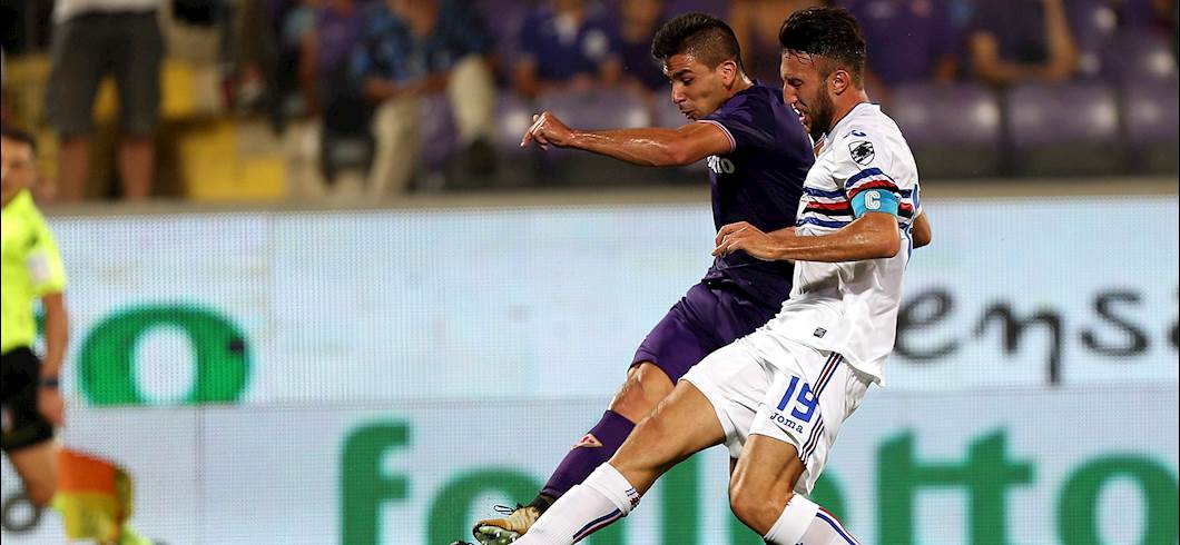 Copertina: Tomovic ne rovina un'altra, la Fiorentina riesce solo a riaprirla: 1-2 al Franchi, fa festa la Sampdoria
