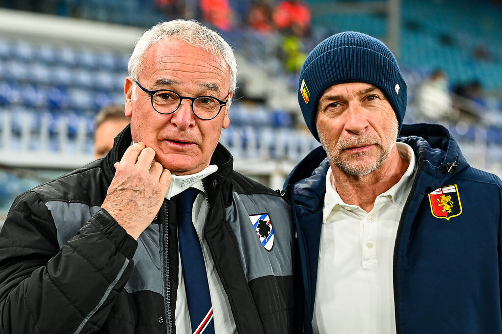 Ranieri ha schierato la Sampdoria con la difesa a 3 per mettersi a specchio rispetto allo schieramento di Ballardini (Getty Images)