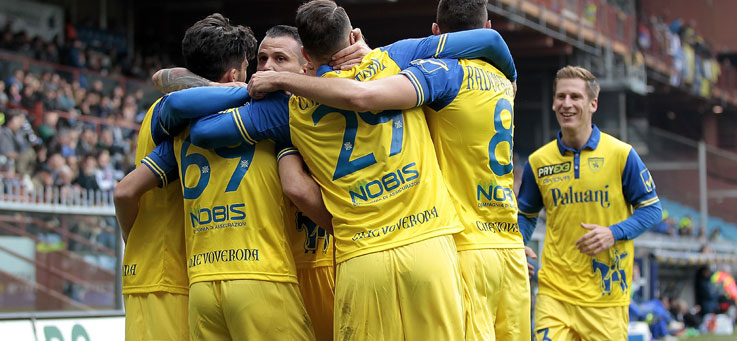 Copertina: Meggiorini inguaia la Samp, Chievo corsaro a Genova e salvezza vicina