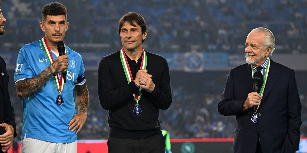 Copertina: Napoli, terminato il summit tra De Laurentiis e Conte a Roma