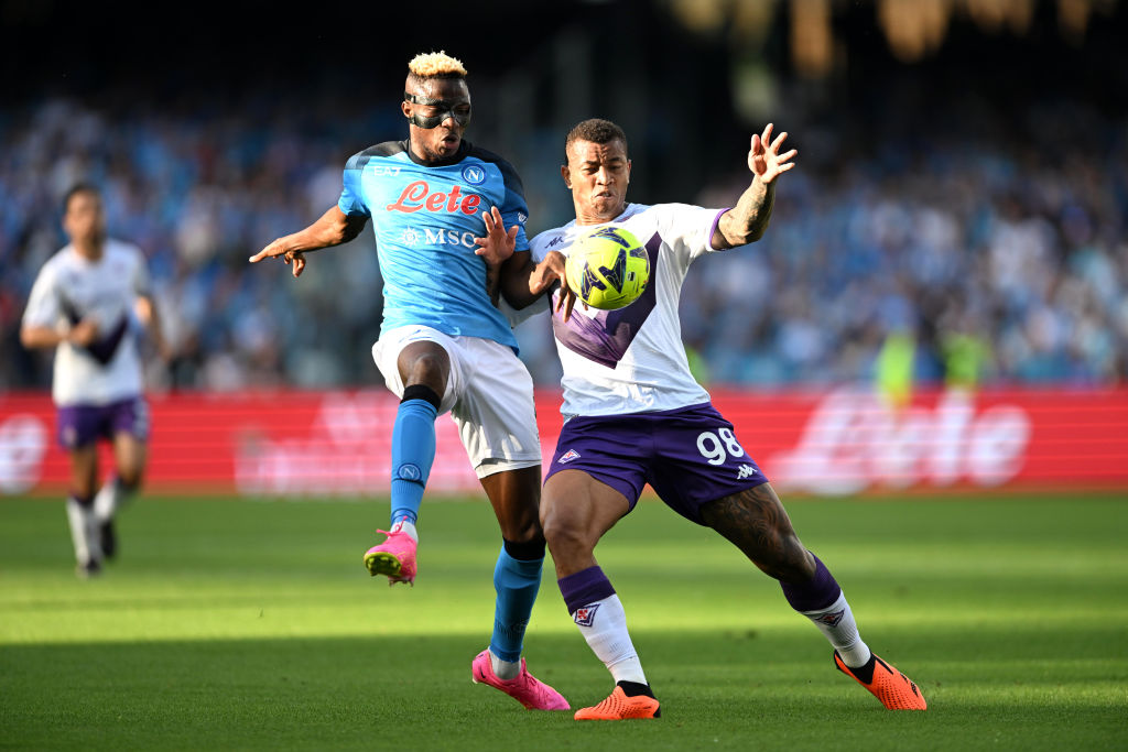 Osimhen a contrasto con Igor (Getty Images)