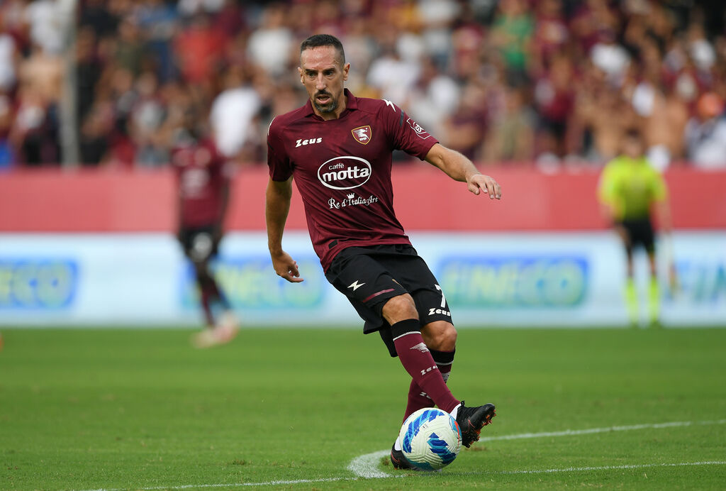 Salernitana, Ribery nella partita contro il Genoa (Getty)