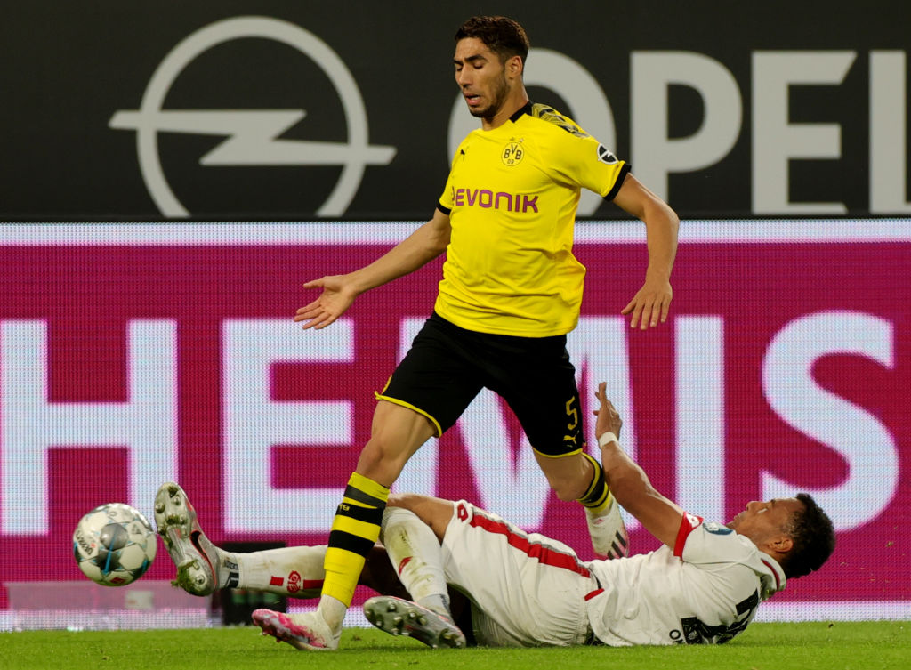 Hakimi con la maglia del Borussia Dortmund (Getty Images)