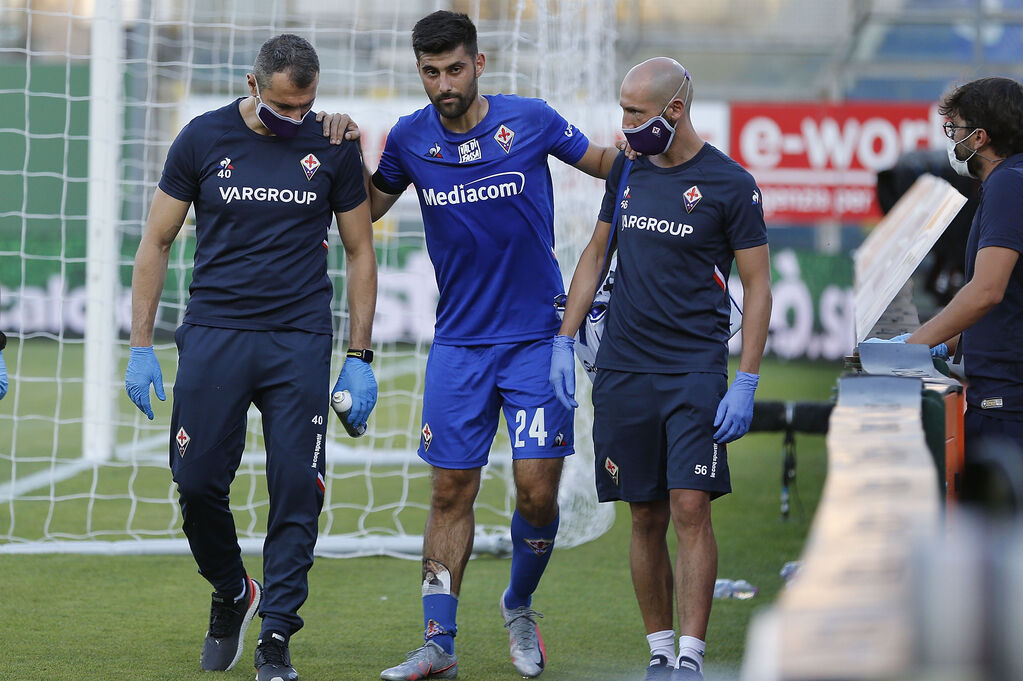 Benassi infortunato durante Parma-Fiorentina (Getty)