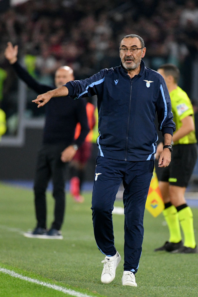 Maurizio Sarri commenta la sconfitta della Lazio contro la Juventus (Getty Images)