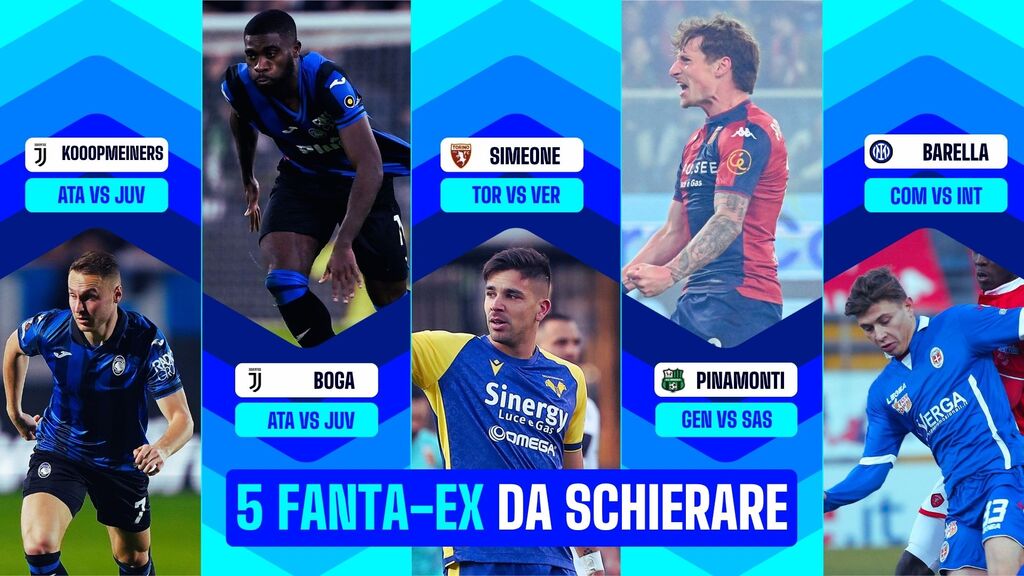 5 Fanta-Ex da schierare nella 32^ giornata (Fantacalcio TV)