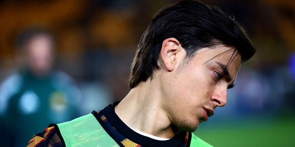 Copertina: Roma, Dybala ancora out: rischio forfait con la Cremonese